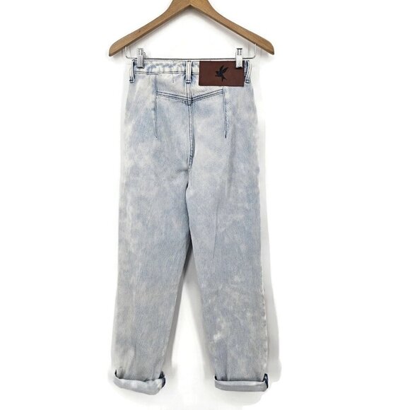 New One Teaspoon Streetwalkers Jeans Womens 22 Florence Light Blue High Waist - Picture 4 of 7